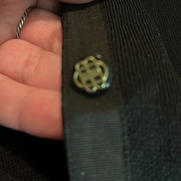 DANA BUCHMAN Size 3X Cardigan Ribbed Knitwear Stretch Logo Button Classic Career - Picture 12 of 16